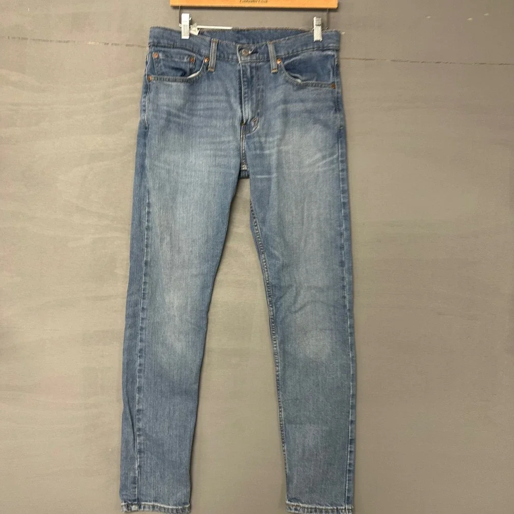 Levis 512‎ Slim Taper Jeans Mens 31x32 Medium Wash Blue Denim Pants